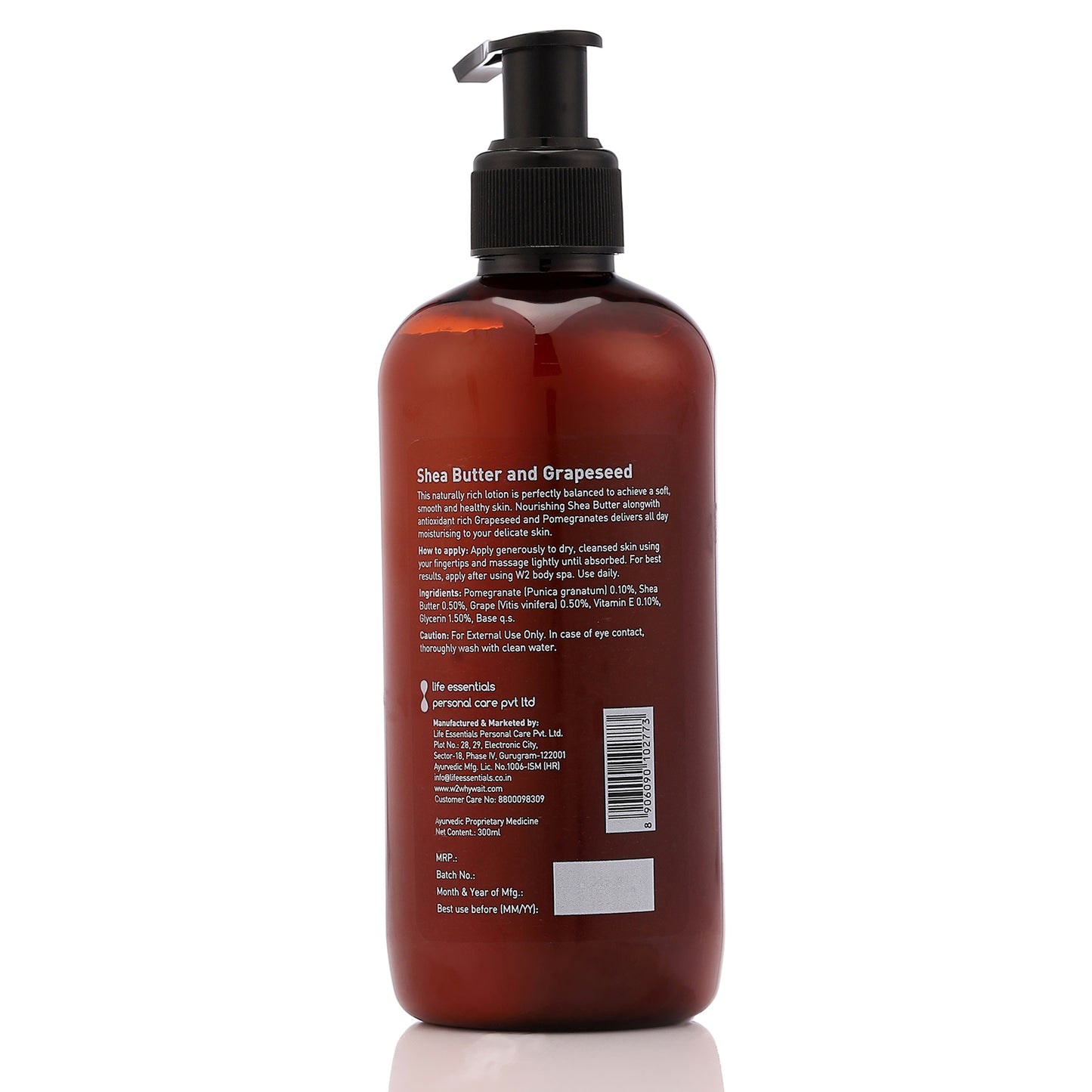 Shea Butter & Grape Seed Body Lotion