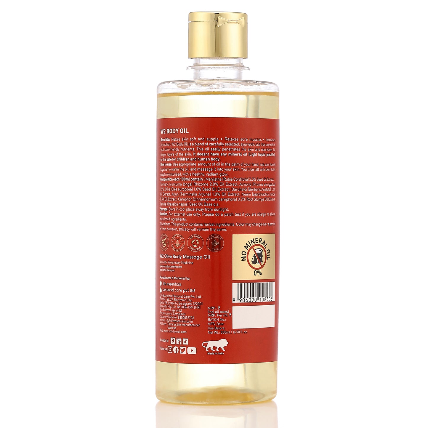 Olive Body Massage Oil